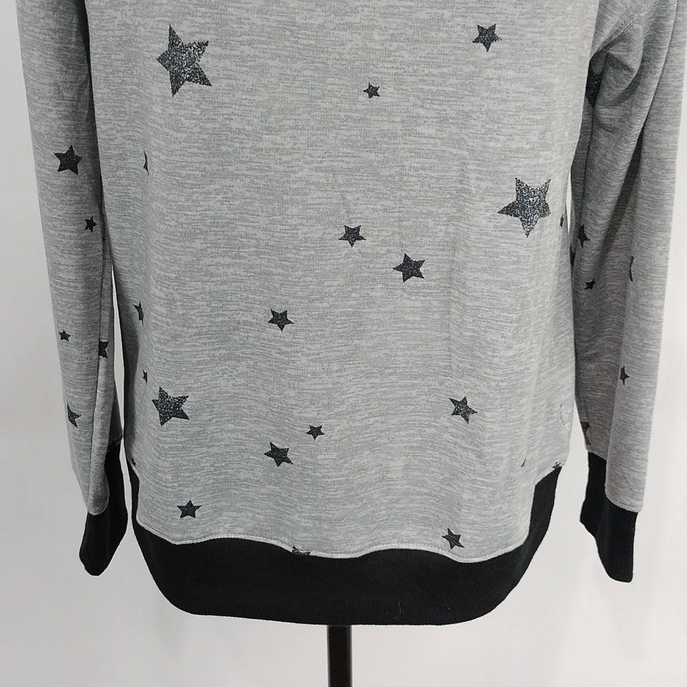 Splendid Star Patterned Lightweight Sweatshirt - image 4